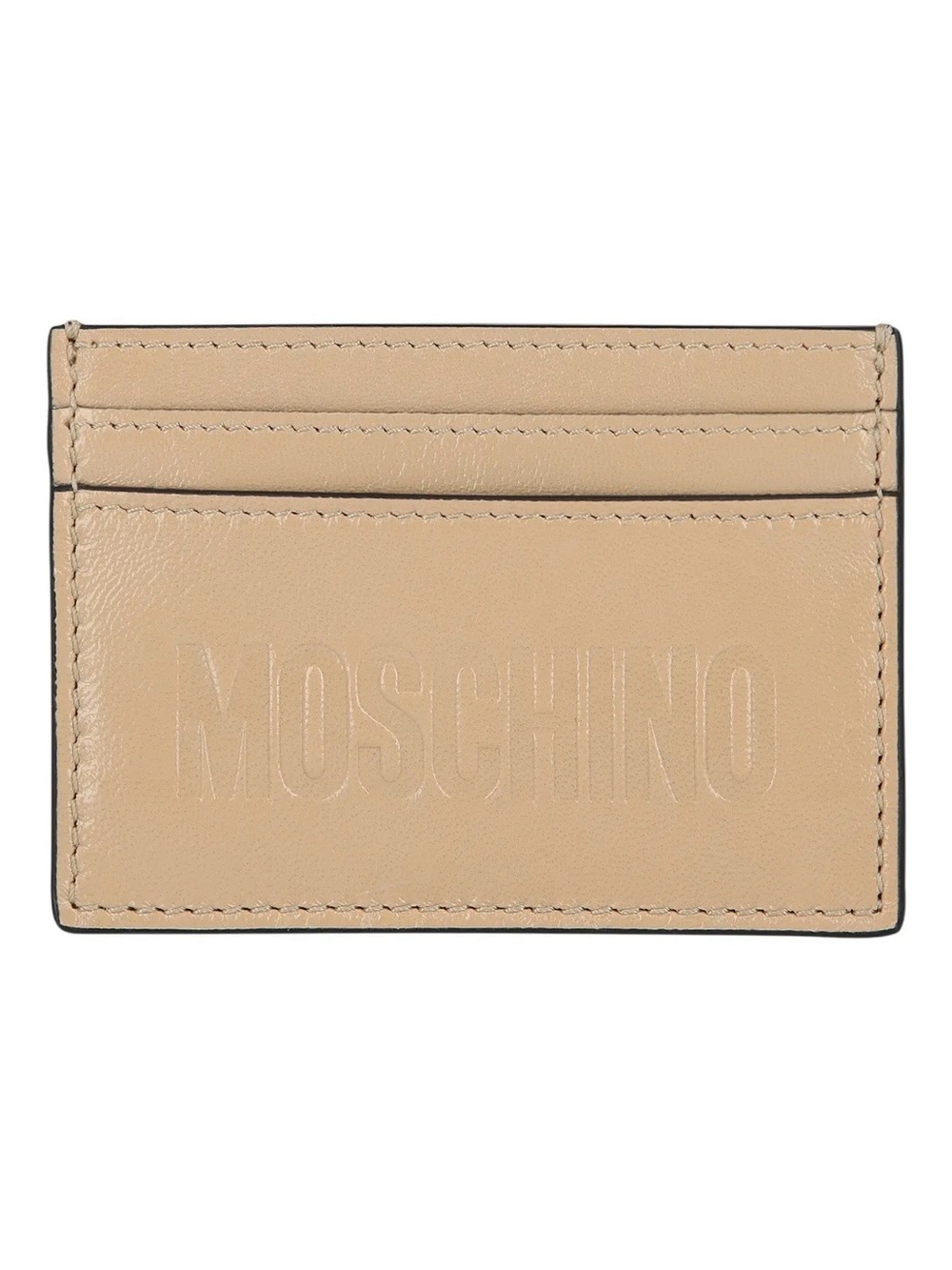 Moschino Embossed Logo Card Holder